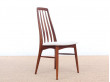 Mid-Century Modern Danish set of 4 chairs in Rio rosewood model Eva by Niels Kofoed