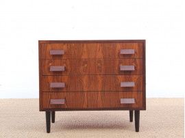 Mid-Century modern small chest of drawers in Rio rosewood