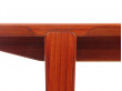 Mid-Century modern dining table in teak by Harry Rosengren Hansen 6/10 seats.