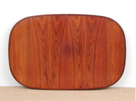 Table de repas scandinave extensible en palissandre 6/10 pers.