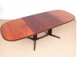 Mid-Century  modern dining table in rosewood 6/10 seats.