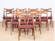 Mid-Century modern set of 10 Sawback chairs by Hans J. Wegner