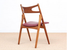 Mid-Century modern set of 10 Sawback chairs by Hans J. Wegner