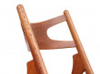 Mid-Century modern set of 10 Sawback chairs by Hans J. Wegner