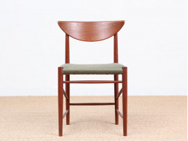 Mid-Century Modern Danish set of6 chairs in teck model 316 by Hvidt & Mølgaard Nielsen