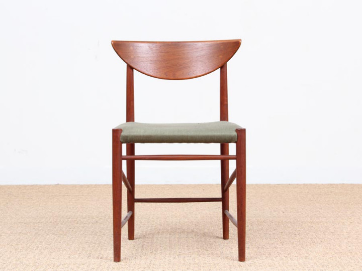 Mid-Century Modern Danish set of6 chairs in teck model 316 by Hvidt & Mølgaard Nielsen