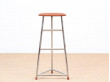 Tabouret de bar en acier. 69 cm.