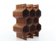 Mid modern century wine rack by Torsten Johansson in Rio rosewood