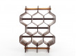 Mid modern century wine rack by Torsten Johansson in Rio rosewood