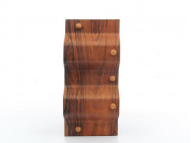 Mid modern century wine rack by Torsten Johansson in Rio rosewood