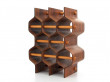 Mid modern century wine rack by Torsten Johansson in Rio rosewood