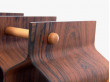 Mid modern century wine rack by Torsten Johansson in Rio rosewood