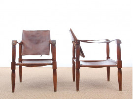 Pair of safari chairs