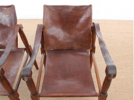 Pair of safari chairs