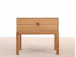 Mid-Century  modern chest of drawers or bed table in oak modele 384 by Kai Kristiansen 