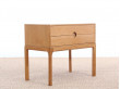 Mid-Century  modern chest of drawers or bed table in oak modele 384 by Kai Kristiansen 