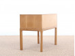 Mid-Century  modern chest of drawers or bed table in oak modele 384 by Kai Kristiansen 