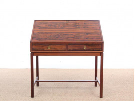 Mid-Century  modern scandinavian secretary in Rio rosewood by Dyrlund