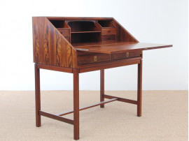 Mid-Century  modern scandinavian secretary in Rio rosewood by Dyrlund