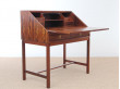 Mid-Century  modern scandinavian secretary in Rio rosewood by Dyrlund