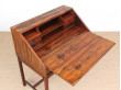 Mid-Century  modern scandinavian secretary in Rio rosewood by Dyrlund