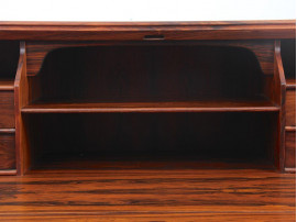 Mid-Century  modern scandinavian secretary in Rio rosewood by Dyrlund