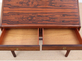 Mid-Century  modern scandinavian secretary in Rio rosewood by Dyrlund