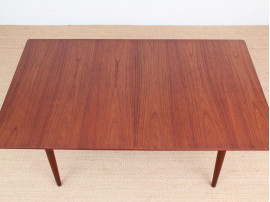 Table de repas scandinave extensible 6/10 personnes Modèle AT-310 en teck