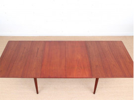 Table de repas scandinave extensible 6/10 personnes Modèle AT-310 en teck