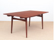 Extending dining table by Hans Wegner AT-310 in teck