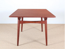 Extending dining table by Hans Wegner AT-310 in teck