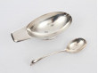 Sauceboat "Swan" with serving ladle in silver plated by Christian Fjerdingstad