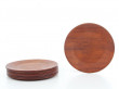 Set of 12 scandinavian plates in teak