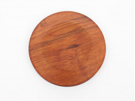 Set of 12 scandinavian plates in teak