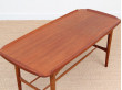 Mid-Century  modern  coffee table in  teak 