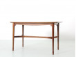 table basse scandinave en noyer