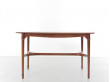 table basse scandinave en noyer