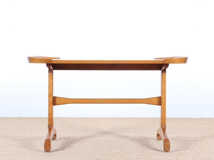 table basse ou table de lampe scandinave en hêtre et orme