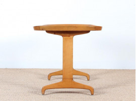 table basse ou table de lampe scandinave en hêtre et orme