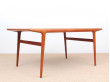 Mid-Century modern dining table in teak by Niels Møller 6/10 seats.