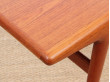 Mid-Century modern dining table in teak by Niels Møller 6/10 seats.