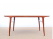 Mid-Century modern dining table in teak by Niels Møller 6/10 seats.