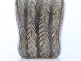 Rorstrand Organic Snakeskin-Glaze Vase by Carl-Harry Stalhane 