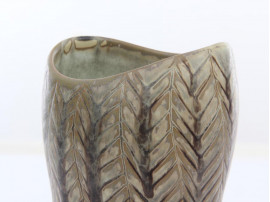 Rorstrand Organic Snakeskin-Glaze Vase by Carl-Harry Stalhane 