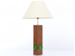 Mid-Century Modern scandinavian huge teak lamp