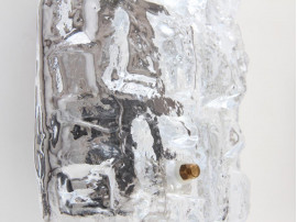Paire d'appliques scandinaves en cristal