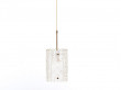 Mid century modern pendant lightin cristal by Carl Fagerlund 