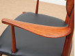 paire de fauteuils scandinaves en teck et cuir modele 317 