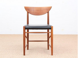 Mid-Century Modern Danish set of 6 chairs in teck model 317 by Hvidt & Mølgaard Nielsen