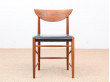 Mid-Century Modern Danish set of 6 chairs in teck model 317 by Hvidt & Mølgaard Nielsen